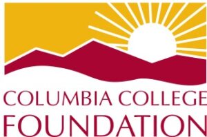 Columbia College foundation logo - sun coming up over mountains